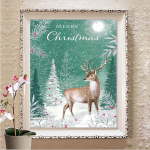 Isetegija 5D Teemantmaali Ristpistekomplekt Teemanttikandid N&auml;put&ouml;&ouml; Kunst Pilt kividest kaunistus Kingitus Full Round 20X30CM