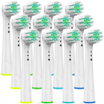 12 tk pehmet asendushambaharjapead Oral B Braun elektrilise hambaharja jaoks 7000/Pro 1000/9600/ 500/3000/8000 12Pcs Tioothbrush Heads