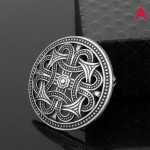 1 tk Keskaegsed Viking Shield Prossid Pin Mantel Sall N&otilde;el Keldi Norra Ehted 3.5x3.5cm h&otilde;be