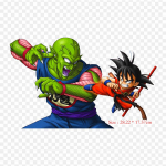 Plaastrid Riietele Kotile Triigitavad Termokleebised Deemonkuningas Piccolo Vs Goku Goku Piccolo Muster Pestav Soojus&uuml;lekanne