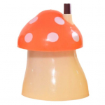 Press Disain Automaatne hambaorki hoidik Tolmukindel suure mahutavusega loominguline seenekujuline laua hambaorki hoiukarp koju oranž