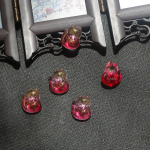 10tk 18x14mm klaashelmed Rebane ripatsid helmed isetegemiseks k&otilde;rvar&otilde;ngad kaelakee ehted leidmine k&auml;sit&ouml;&ouml; tarvikud