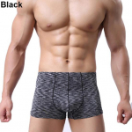 Magamispesu Meeste aluspesu L&uuml;hikesed p&uuml;ksid Bulge Boxer Alusp&uuml;ksid Pehmed p&uuml;ksid Suures suuruses kott Lahedad Modal alusp&uuml;ksid meestele M must