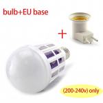 220 V siseruumides s&auml;&auml;set&otilde;rje LED lambipirn E27 tappev k&auml;rbseseen 9W 2 režiimi putukavastane s&auml;&auml;set&otilde;rje &ouml;&ouml;lamp bulb with EU base