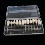 12 tk Hambalabori laboratoorium, k&otilde;vasti kinnitatud vilt Bob Point poleerimispuhur ratas p&ouml;&ouml;rlevad t&ouml;&ouml;riistad 2,35 mm HP varrega hambaravi Odontologia 1 box