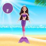 35 cm mini v&auml;rviline s&auml;rav muusika merineitsi printsess nukk t&uuml;drukutele m&auml;nguasi 3D suured silmad BJD printsessi komplektid kleidid kollektsiooni laste nuku kingitus