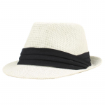 Mood meeste naiste &otilde;lgk&uuml;bar, kontrastne lint Fedora lokkis &auml;&auml;rega unisex Panama jazz Trilby m&uuml;tsikate