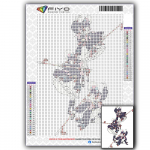 Teemantmaal Genshin YunJin Stitch Teemantmosaiik K&auml;sit&ouml;&ouml; Teemanttikandid Maalid Full Round 20X30CM