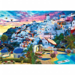 Teemantmosaiik 5d Santorini maja maastik Teemanttikandid maalid t&auml;iskasvanutele kinkepildid kaasaegseks kodukaunistuseks Full Round 20x30CM