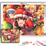 5D DIY j&otilde;ulupuu J&otilde;uluvana lumememm ristpistes kivikivid Teemantjoonistus Tikand Mosaiik Kodukaunistus Full Round 20X30CM