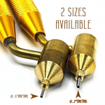 &Uuml;ksikasjalik Fine Line Fluid Writer Paint Aplikaator Pliiats Kaldus t&auml;pne joonpliiats kivilaastude jaoks Auto kriimustuste parandamiseks Parandus 0.5mm kuld