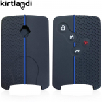 Silikoonist autov&otilde;tme &uuml;mbris Renault Duster Kaptur Clio Captur Logan Megane 2 3 Laguna Fluence Zoe Koleos Scenic Danilo Nema jaoks sinine