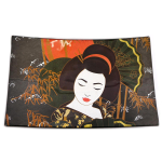 Les Tr&eacute;sors De Lily [A2906] - Must 'Geisha' klaasist t&uuml;hi taskukauss - 23x15x3 cm must