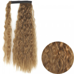 MISS WIG Naiste mood, pikk laineline m&auml;his hobusesaba &uuml;mber s&uuml;nteetilisest kiust pikk lokkis Cosplay igap&auml;evaseks kandmiseks lainelised juuksepikendused 55 cm