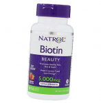 Biotiin, Biotin 5000, Natrol 90 tab Maasikas (36358041) 90tab Strawberry