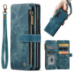 Kaasaskantav klapp nahast rahakoti &uuml;mbris Samsung Galaxy Z Fold 4 Fold4 Fold 3 5g Fold3 kaarditasku mobiiltelefoni kott for Samsung Z Fold 4 punane