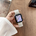 Roostevabast terasest kellarihm Apple'i kellarihmale 45 mm 44 mm ultra 49 mm rihm 42 mm 38 mm 40 41 mm k&auml;ev&otilde;ru link Correa iWatch 8 7 6 5 38mm 40mm 41mm h&otilde;be