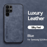 Magnetiline nahast &uuml;mbris Samsung Galaxy S23 Ultra S22 Ultra S21 Plus S20 Fe Note 20 A51 A71 A13 A12 A73 A52s A33 A53 5g kate S23 Ultra sinine