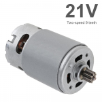RS550 alalisvoolumootorid 10,8 V / 12 V / 14,4 V / 16,8 V / 18 V / 21 V / 25 V puurmootor 9/11/12 hambaga suure p&ouml;&ouml;rdemomendi k&auml;igukastiga elektritrelli jaoks 21V 9T