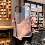 P&otilde;rutuskindel oranž telefoni&uuml;mbris Iphone 11 13 12 14 Pro Max Xr Xs 7 8 Plus X l&auml;bipaistev Soft Candy v&auml;rvilise raami tagakaane &uuml;mbris For 6Plus or 6sPlus must