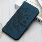 Rahakoti telefoniraamatu &uuml;mbris Funda jaoks Samsung Galaxy A51 A71 A21s A41 A01 A21 M51 M31 M21 M21s &uuml;mbrised 3d p&auml;evalillenahast tagakaas Samsung A21S tumesinine v&auml;rv