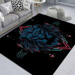 Samurai avatari p&uuml;ha geomeetria kaunistus Kodukaunistus Uksematt Elutuba Suure pindalaga vaip Magamistoa Tuba Diivanvoodi m&auml;nguvaip 40x60cm