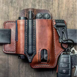 Meeste multit&ouml;&ouml;riistadega nahast &uuml;mbris EDC Pocket Organizer S&auml;ilitusv&ouml;&ouml; v&ouml;&ouml;kott Kingitus Leather holster