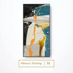 Kaasaegne abstraktne &otilde;limaal Tr&uuml;kis l&otilde;uendile P&otilde;hjamaade plakati seinakunsti pildid ruumi sisekujunduseks Esteetiline kodukaunistus Luksuslikud Cuadros 60cm&times;170cm NoFrame