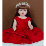 55 cm Bebe Doll Reborn Toddler Girl Pehme kogu kehaga silikoonist pulmanukk Reborn Princess Doll Real Touch m&auml;nguasi pulmakingitusteks