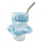 Tassi kaas Pehme kangas Hea tihendus Elastne Tolmukindel universaalne Kaitsev Bight V&auml;rv Juukser&otilde;ngas Tassi kaas Kruusi kate Dekoratsioon K&ouml;&ouml;gitarbed kuninglik sinine v&auml;rv