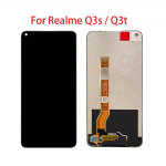 LCD-ekraan Realme Q3s Q3t jaoks LCD-ekraan Puuteekraan Digitaator T&auml;ielik komplekt Asendus For Realme Q3t must