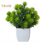 Simulatsioonitaime v&auml;rvikindlad kaunistused Simuleeritud kaunis sisehaljastusega kunstlik potitaim kodukaunistus roheline