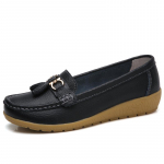 Loafers naistele Nahast lamedad kingad vabaajajalatsid Ema kingad Naiste &uuml;ksikud kingad 42