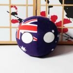 20cm Polandball Pl&uuml;&scaron;inukk Riigipall Anime L&uuml;hike T&auml;idetud Pl&uuml;&uuml;sist M&auml;nguasi Australia