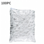 &Uuml;hekordne toidukile, toidukvaliteediga majapidamiskott, elastse suuga, vannim&uuml;tsi stiilis v&auml;rsket s&auml;ilitav kate, putuka- ja tolmukaitse 100PC valge