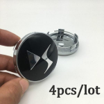 4tk/partii 60MM auto rattarummu katted kleebis rehvi keskkorgid Center DS SPIRIT DS3 DS5 DS6 Deesse PSA jaoks must