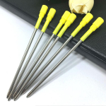 20 tk/partii Metallist kristallpliiatsi t&auml;itmine Diamond pastapliiats, t&auml;itke &otilde;pilase pliiatsi varda kasseti s&uuml;damikuga tint laadimismust sinine tint 8,2 cm 10pcs black ink