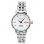 Seiko Presage Cocktail Time Clover Club Diamond Accents valge numbrilauaga automaatne naiste k&auml;ekell SRE009J1 valge