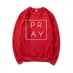 Pray dressipluus Christian dressipluusid kingitus emale Religioossed r&otilde;ivad Grace kampsun Naiste pikkade varrukatega pullover vabaaja kapuuts S burgundiapunane