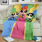 Armas P-Powerpuff Girl multifilmi tekk, pehme tekk koju Magamistoa voodi diivan Pikniku reisikontori puhkekate lastele 150cm x 200cm