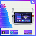 Hizpo 8G+128G 2din Android 12 autoraadio Citroen C4 C-Triomphe C-Quatre 2004-2014 Multimeedia Video 4G Carplay RDS DSP GPS Navigaion DAB Autoradio jaoks S3 8Core 3G 32G AI