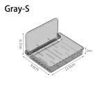 No Punch Seinariiul Vannitoa Kokkupandav Koristaja Seinale paigaldatav kapiorganisaator Multifunktsionaalne kosmeetikavahend Kokkupandav riiul S hall