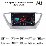Wifi 2Din Androidi autoraadio multimeediumivideopleier Hyundai Solaris 2 Verna 2017-2020 jaoks koos nupunupuga Carplay GPS 2+32GB 1+16GB