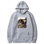 Burzum Hoodies Filosofem Metal Music Band Tr&uuml;kitud t&auml;navariided Unisex Naiste Mood Suured dressipluusid Hoodie Pullovers Spordidressid L gray