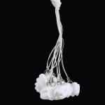 Laste hammaste karbi hoiukohver K&auml;sitsi valmistatud tarvikute minihoidik, meenutus One Size valge