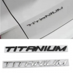 Autokleebis 3D metallist TITANIUM Embleem M&auml;rgi kleebised Autode auto stiil F/ord M/ondeo M/kv K/uga E/cosport F/ocus jaoks h&otilde;be