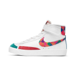 Nike Blazer Mid 77 BP Hiina Uusaasta - Kevadfestivali Laste Tossud Valge Vaim-Teal Racer-Sinine DD8490-163 33.5