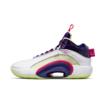 Luka Doncic x Air Jordan 35 Low GS Cosmic Deception Laste tossud Valge Mitmev&auml;rviline S&uuml;gavsafiirsinine DN6163-190 36.5