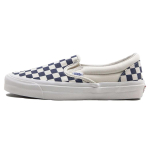 Vans OG Classic Slip-On LX Sinine Ruuduline Unisex Tossud Valge VN0A32QNP4I 37 gray