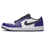 Air Jordan 1 Low Golf Court Purple Unisex Tossud Valge University-Red Must DD9315-105 44.5 gray